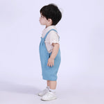 Plain Street Look Overalls For Baby Boy Image