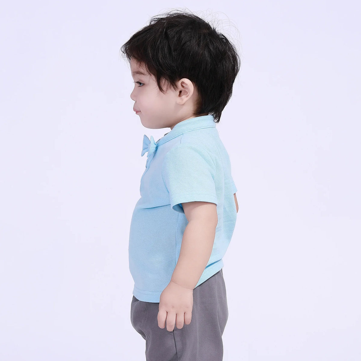 Plain Street Look Polo Shirt For Baby Boy Image
