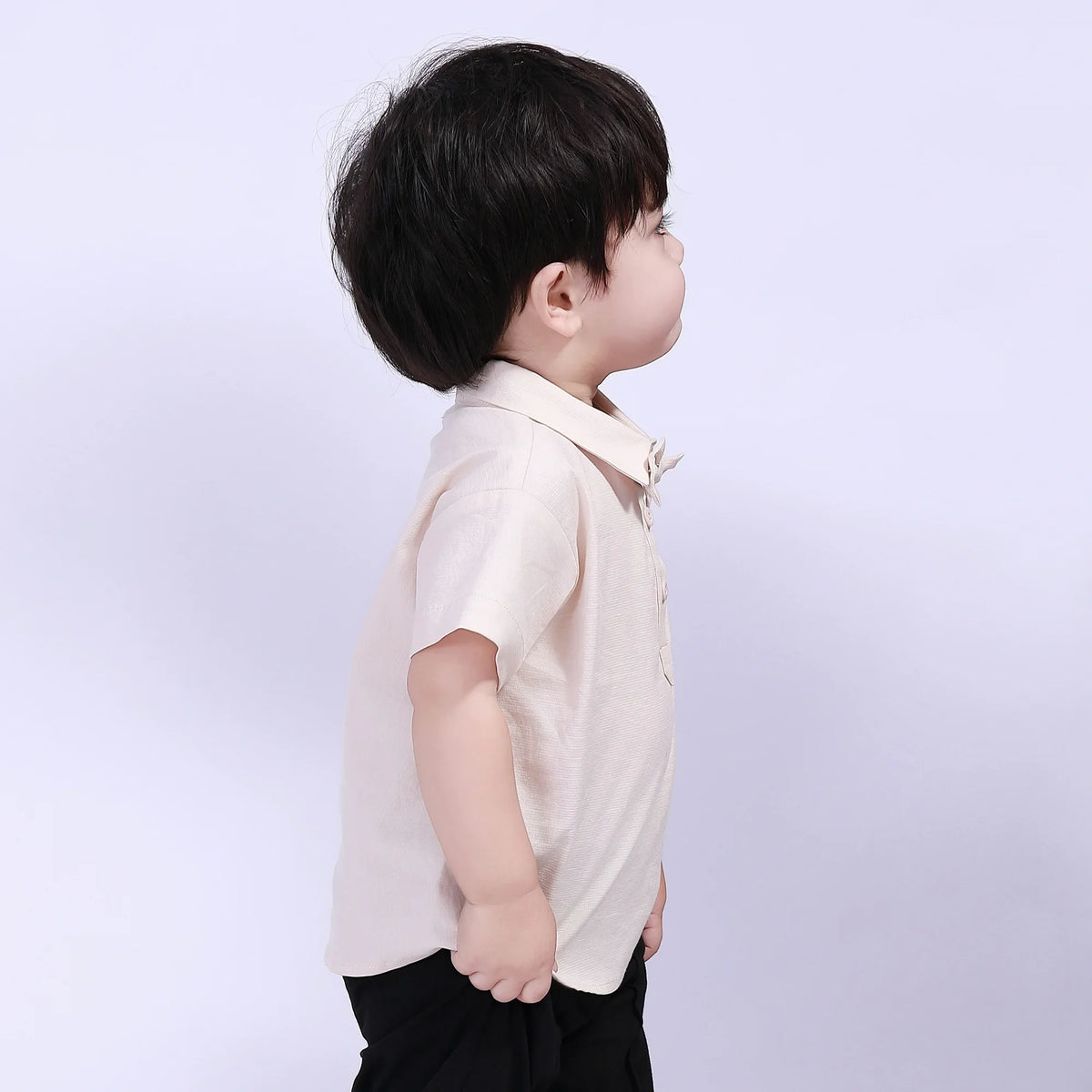 Plain Street Look Blouse For Baby Boy Image