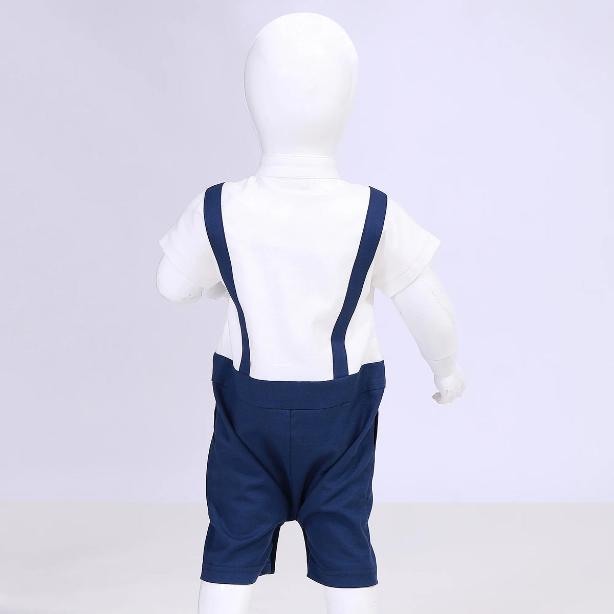 Color-Blocked Street Look Romper For Baby Boy Image