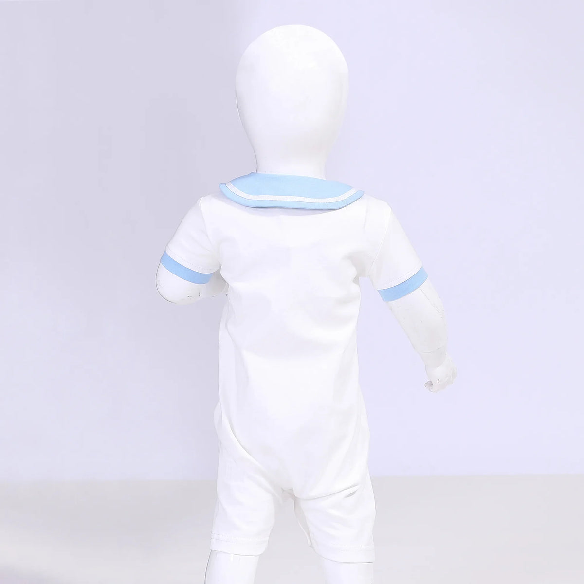 Color-Blocked Street Look Romper For Baby Boy Image
