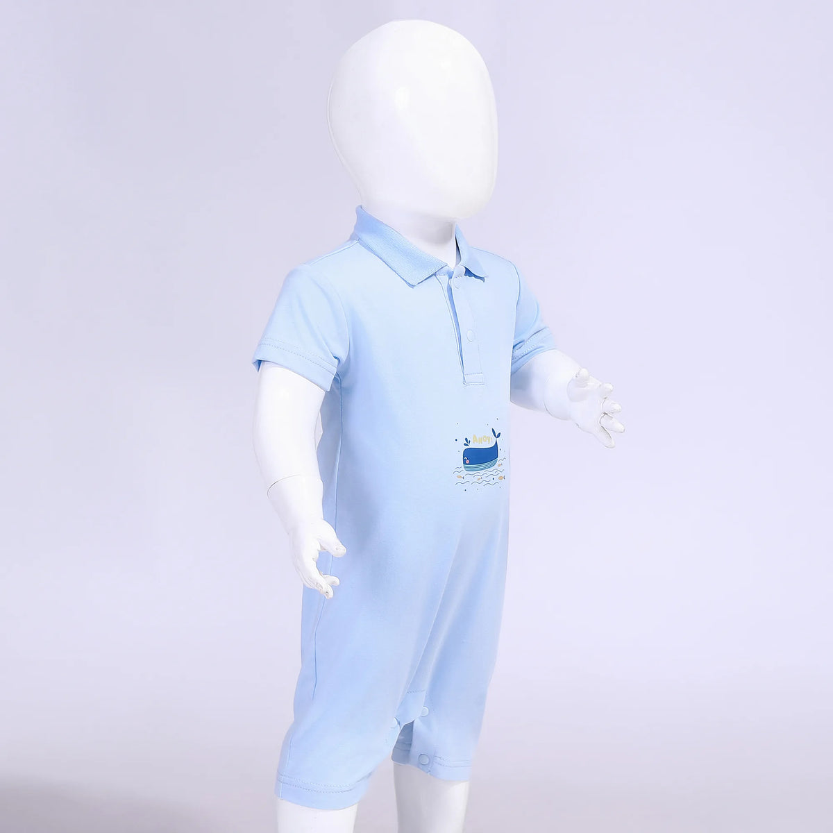 Printed Street Look Romper For Baby Boy Image