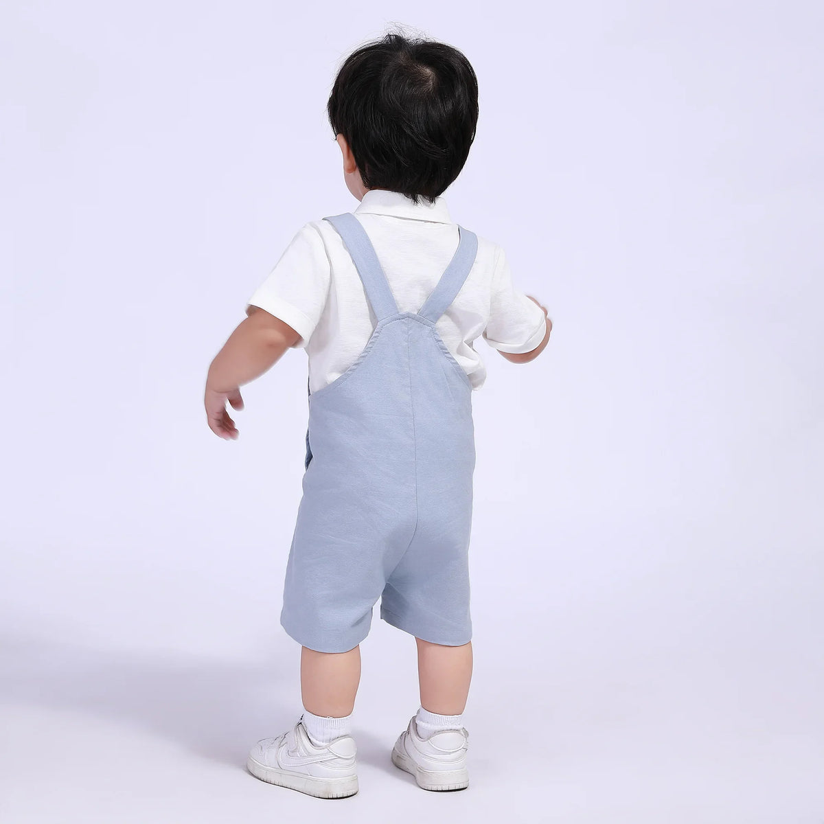 Plain Street Look Overalls For Baby Boy Image
