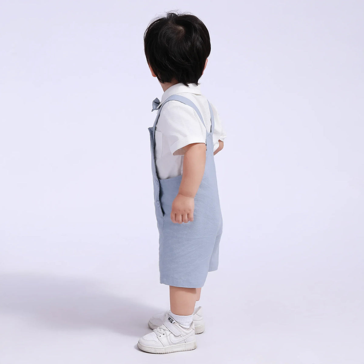 Plain Street Look Overalls For Baby Boy Image