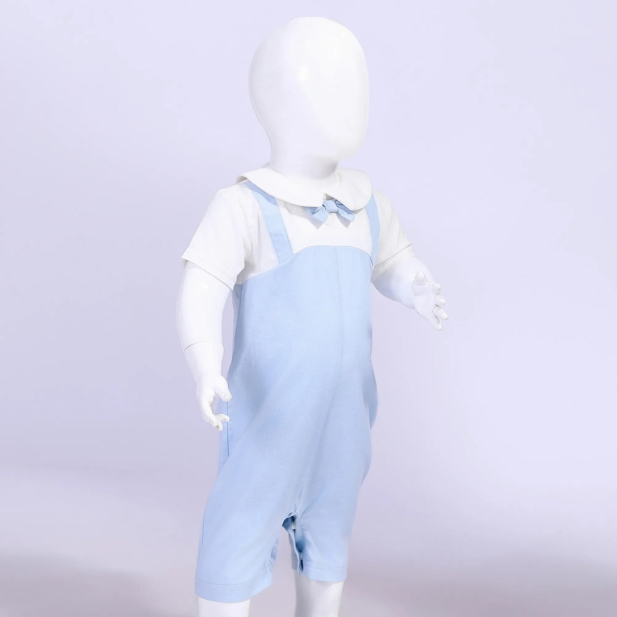 Color-Blocked Street Look Romper For Baby Boy Image