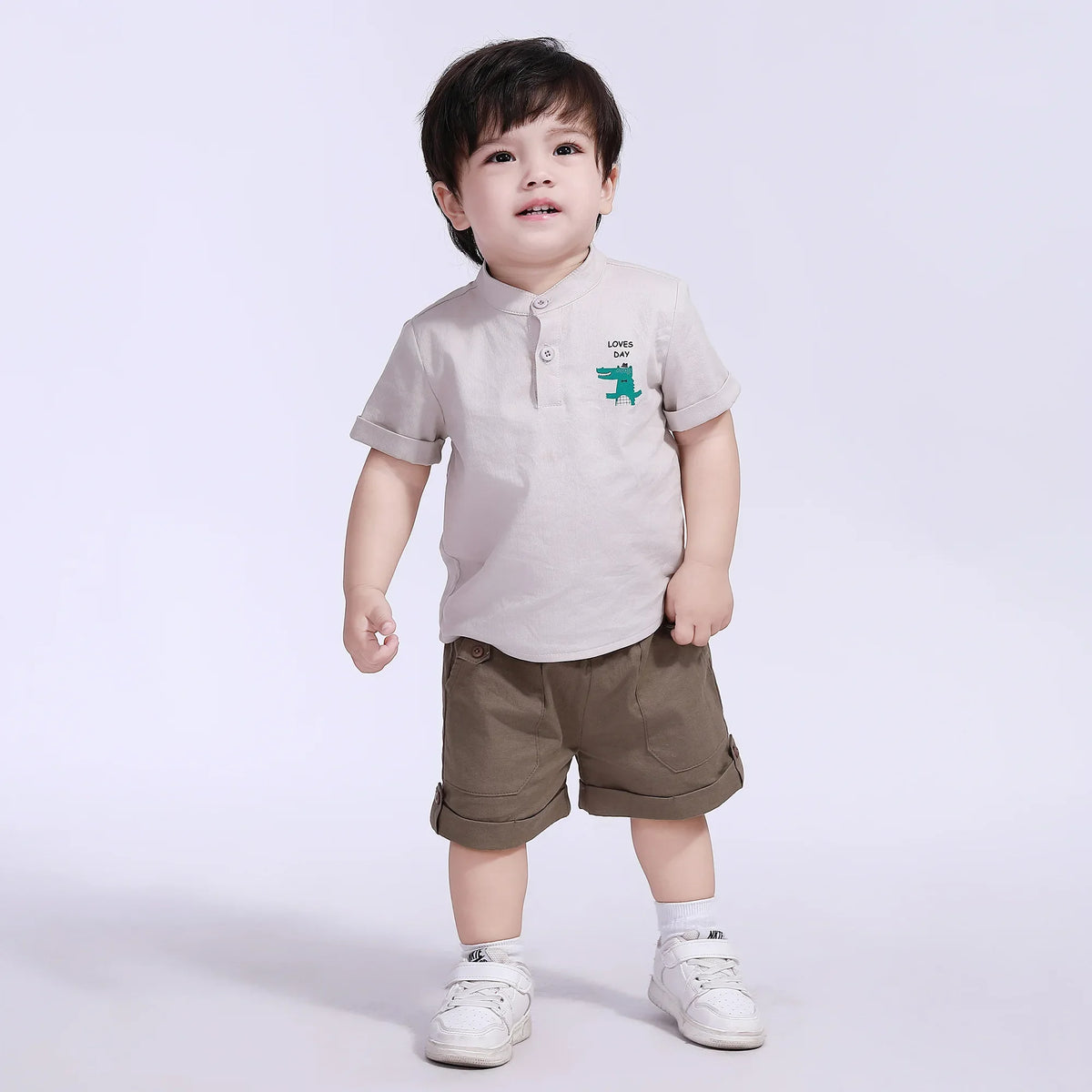 Printed Street Look Blouse For Baby Boy Image