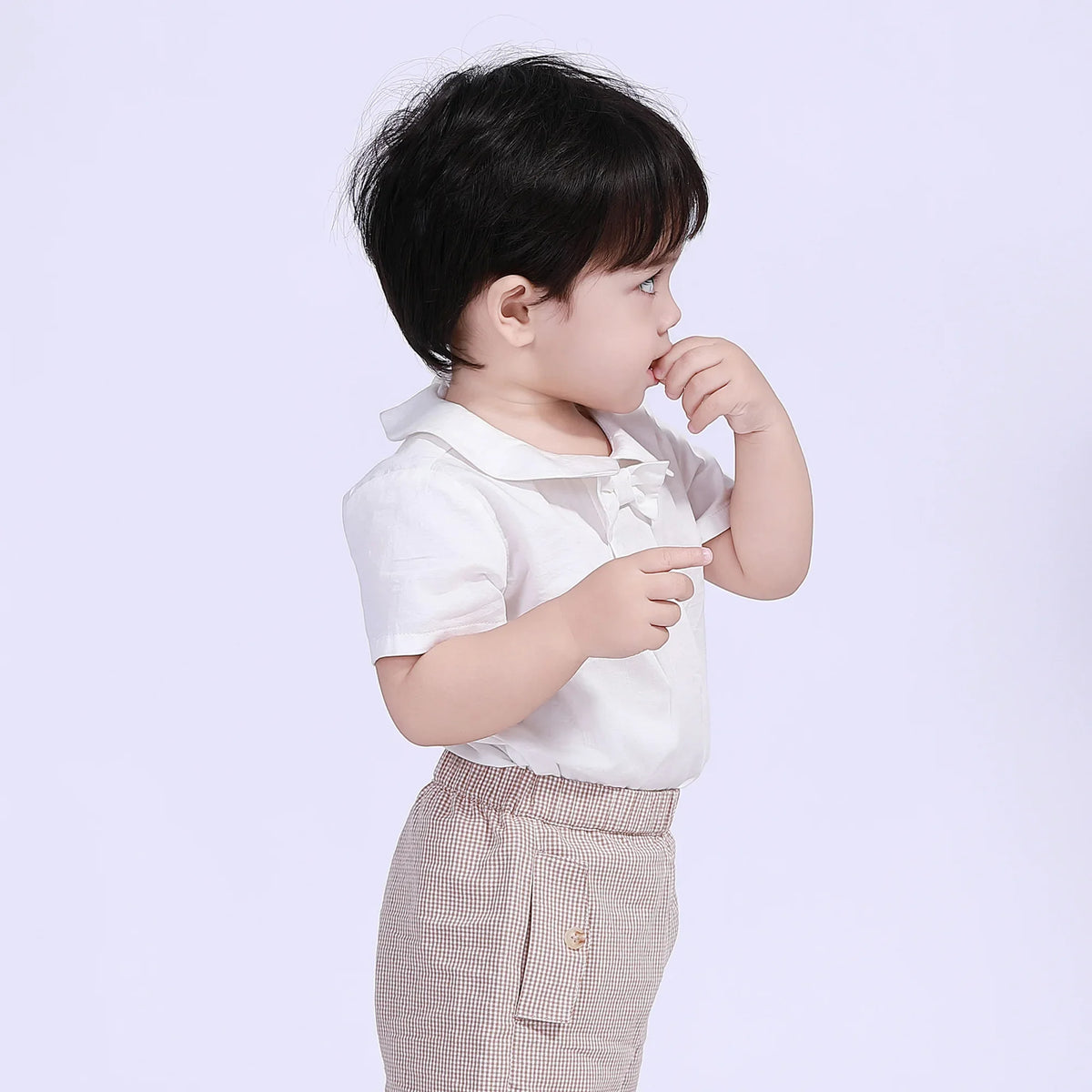 Plain Street Look Blouse For Baby Boy Image