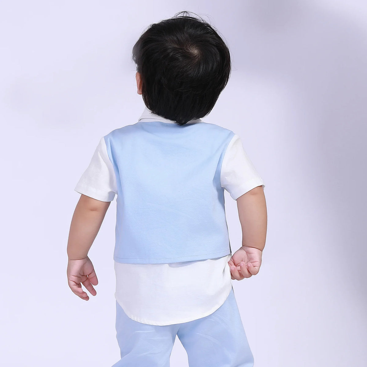 Color-Blocked Street Look Shirt For Baby Boy Image