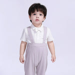 Off White Plain Street Look Polo Shirt For Baby Boy Image