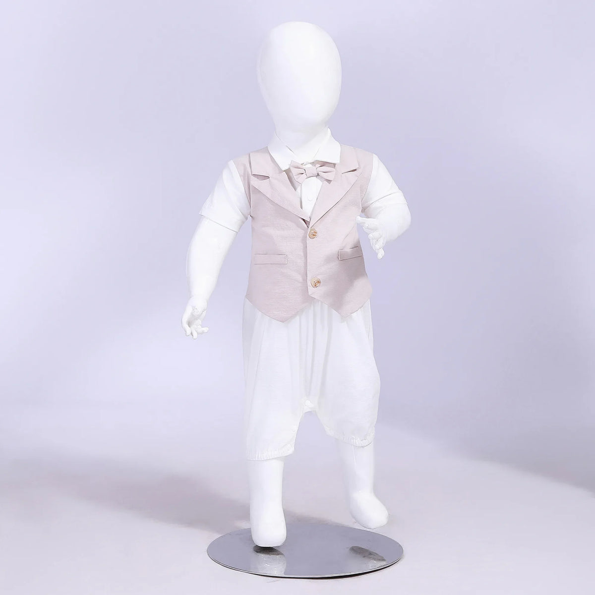 Color-Blocked Street Look Romper For Baby Boy Image