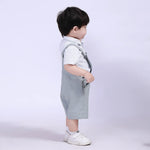 Plain Street Look Overalls For Baby Boy Image