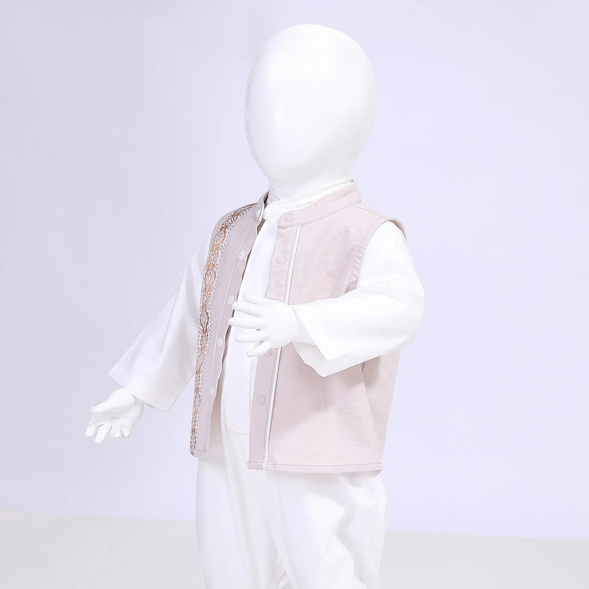 Embroidery Street Look Waistcoat For Baby Boy Image