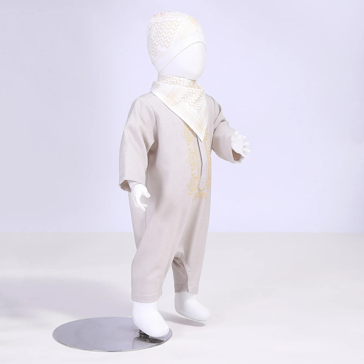 Embroidery Street Look Romper For Baby Boy Image
