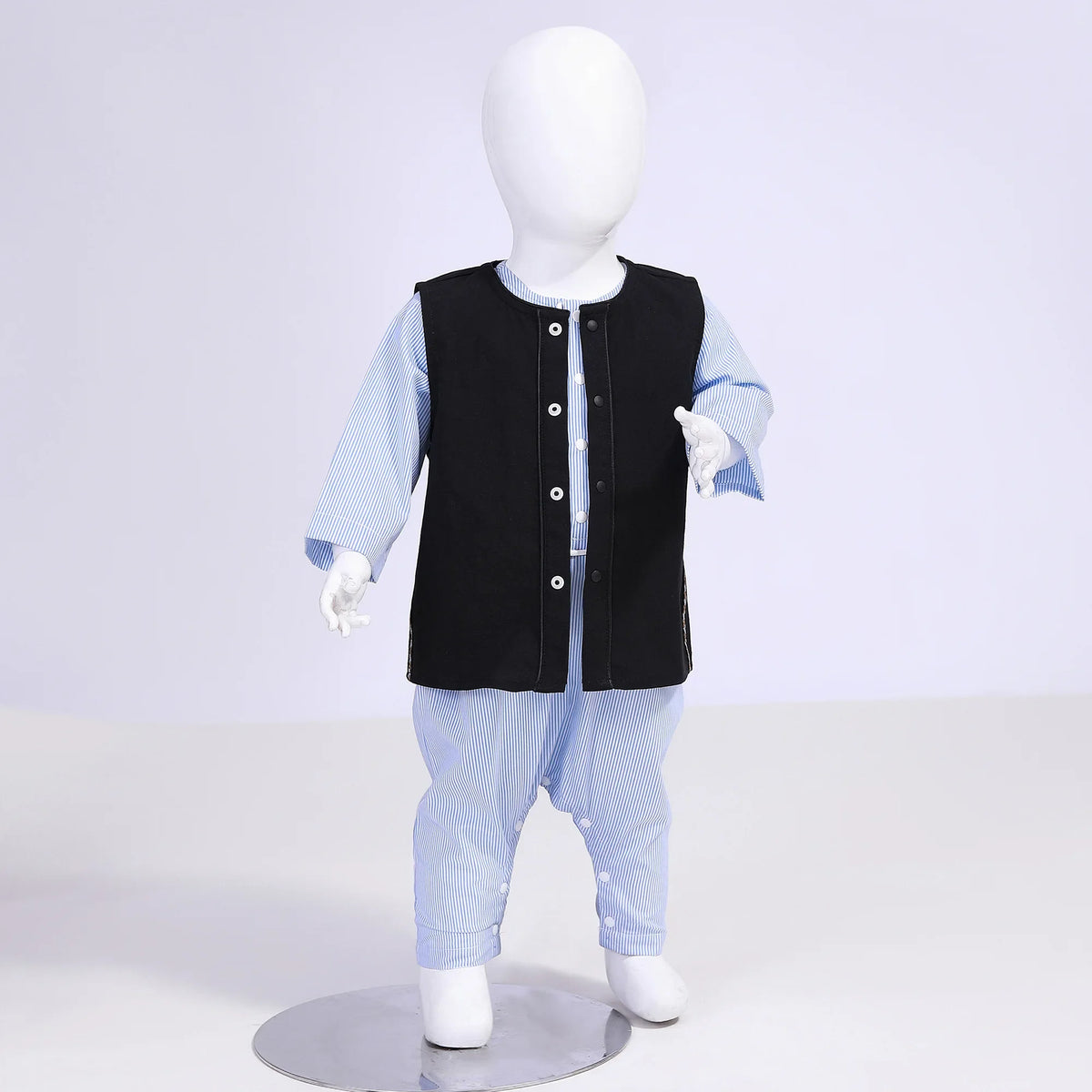 Embroidery Street Look Waistcoat For Baby Boy Image
