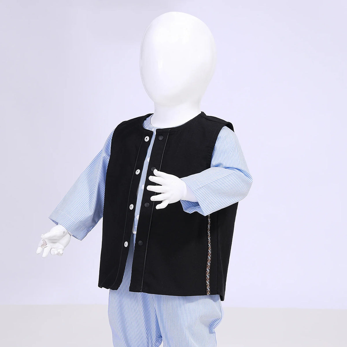Embroidery Street Look Waistcoat For Baby Boy Image