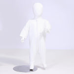 Off White Embroidery Street Look Romper For Baby Boy Image