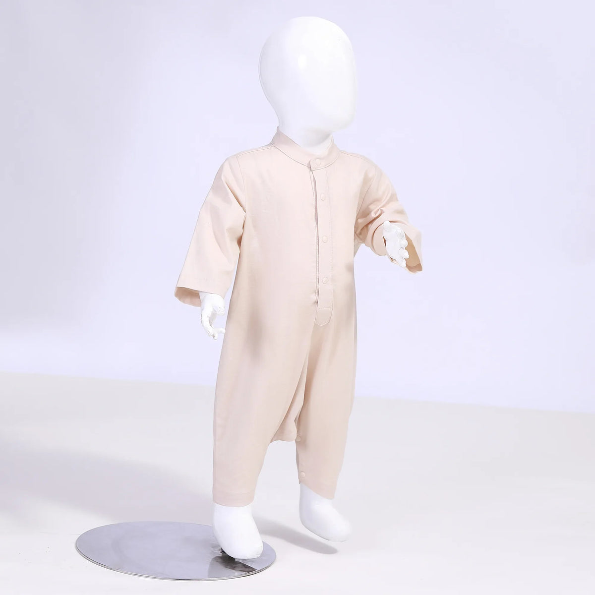 Plain Street Look Romper For Baby Boy Image