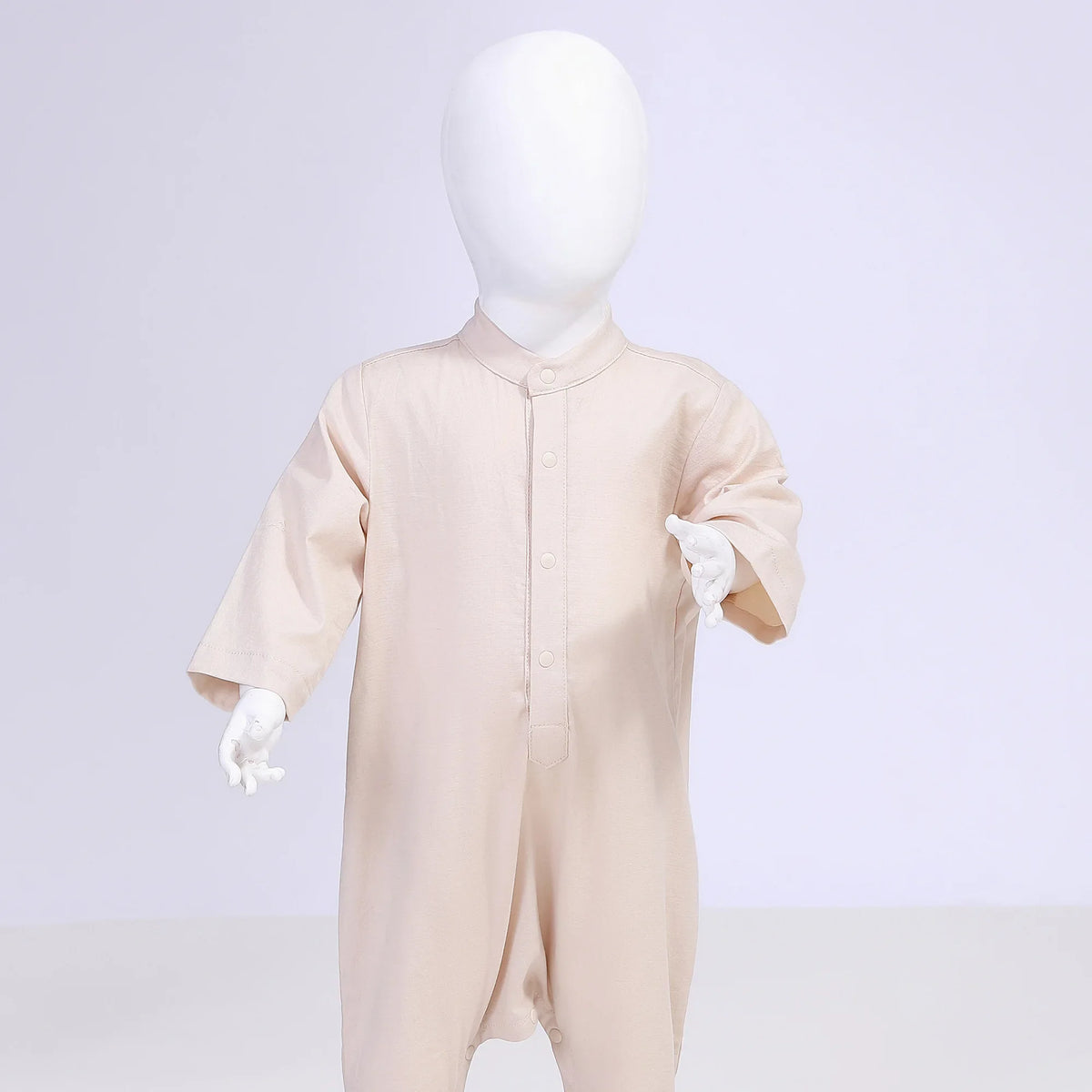 Plain Street Look Romper For Baby Boy Image