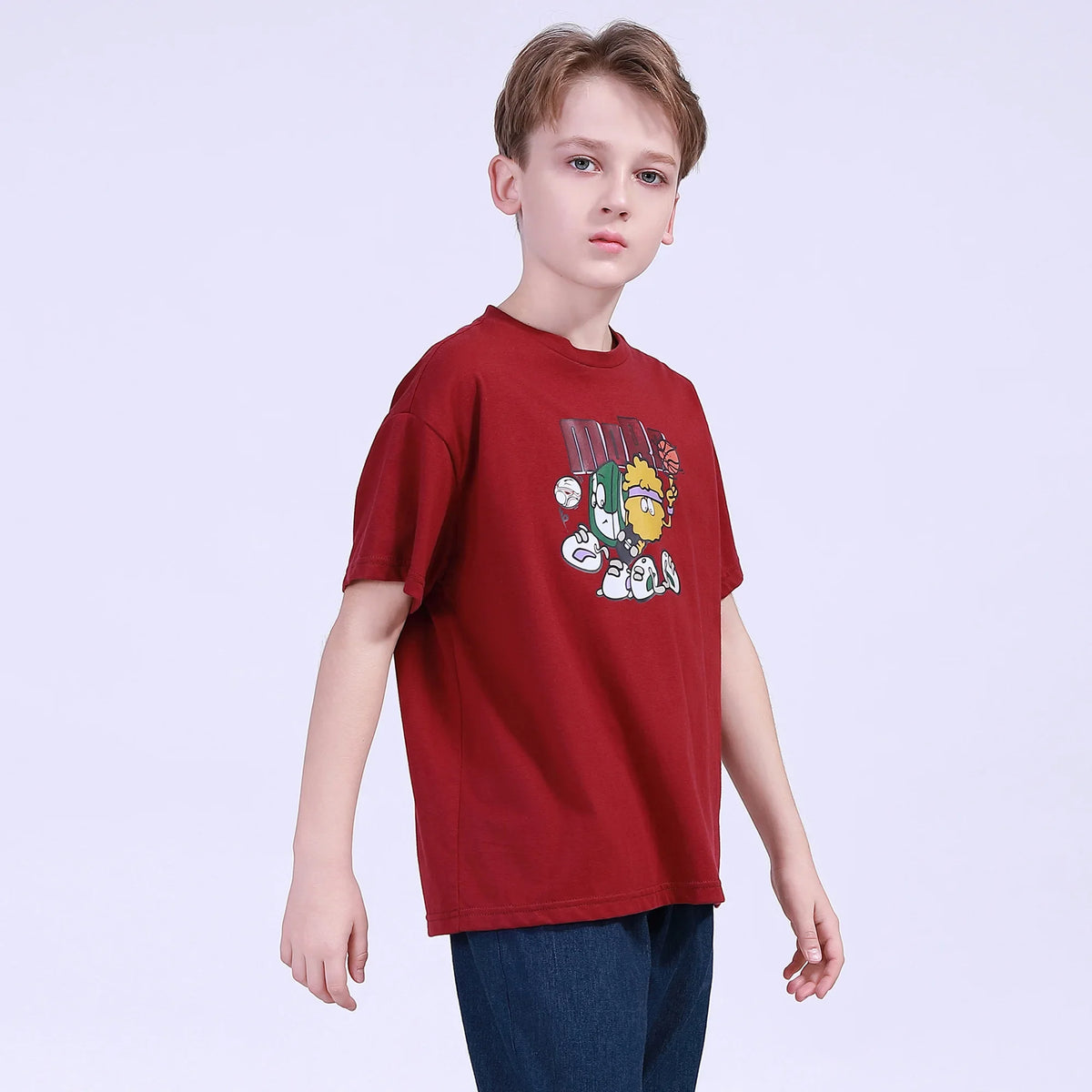 Printed Street Look T.Shirt For Boys Image