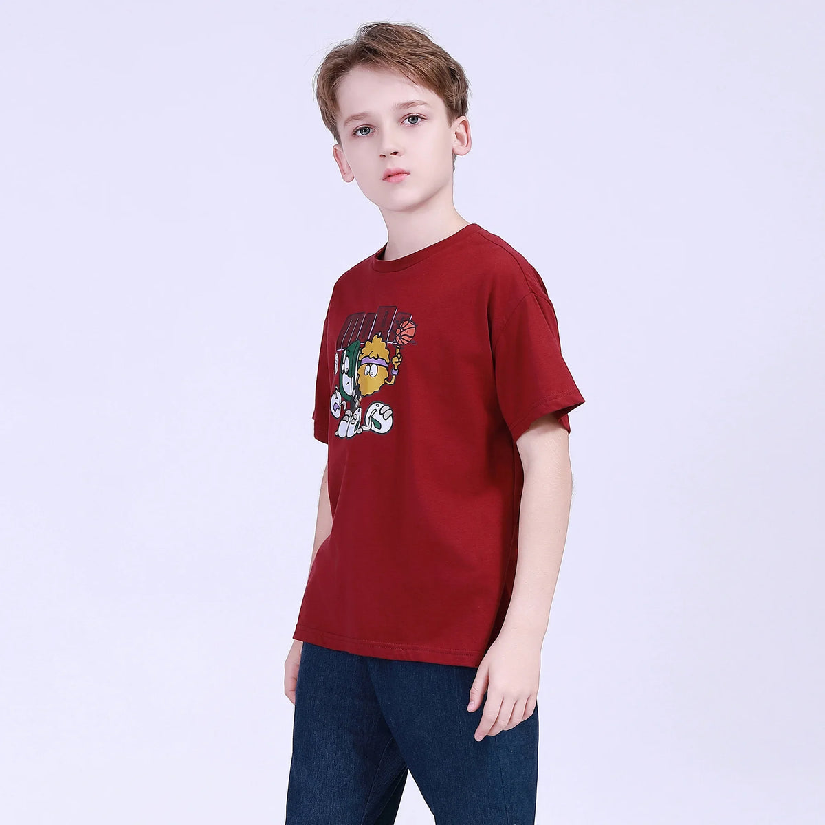 Printed Street Look T.Shirt For Boys Image