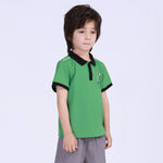 Printed Street Look Polo Shirt For Boys Image