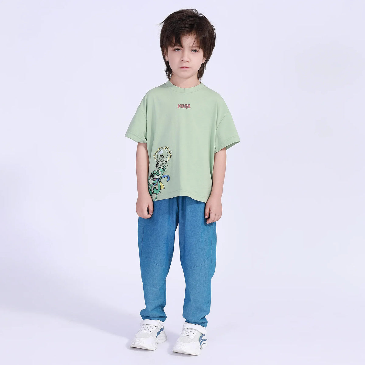 Printed Street Look T.Shirt For Boys Image