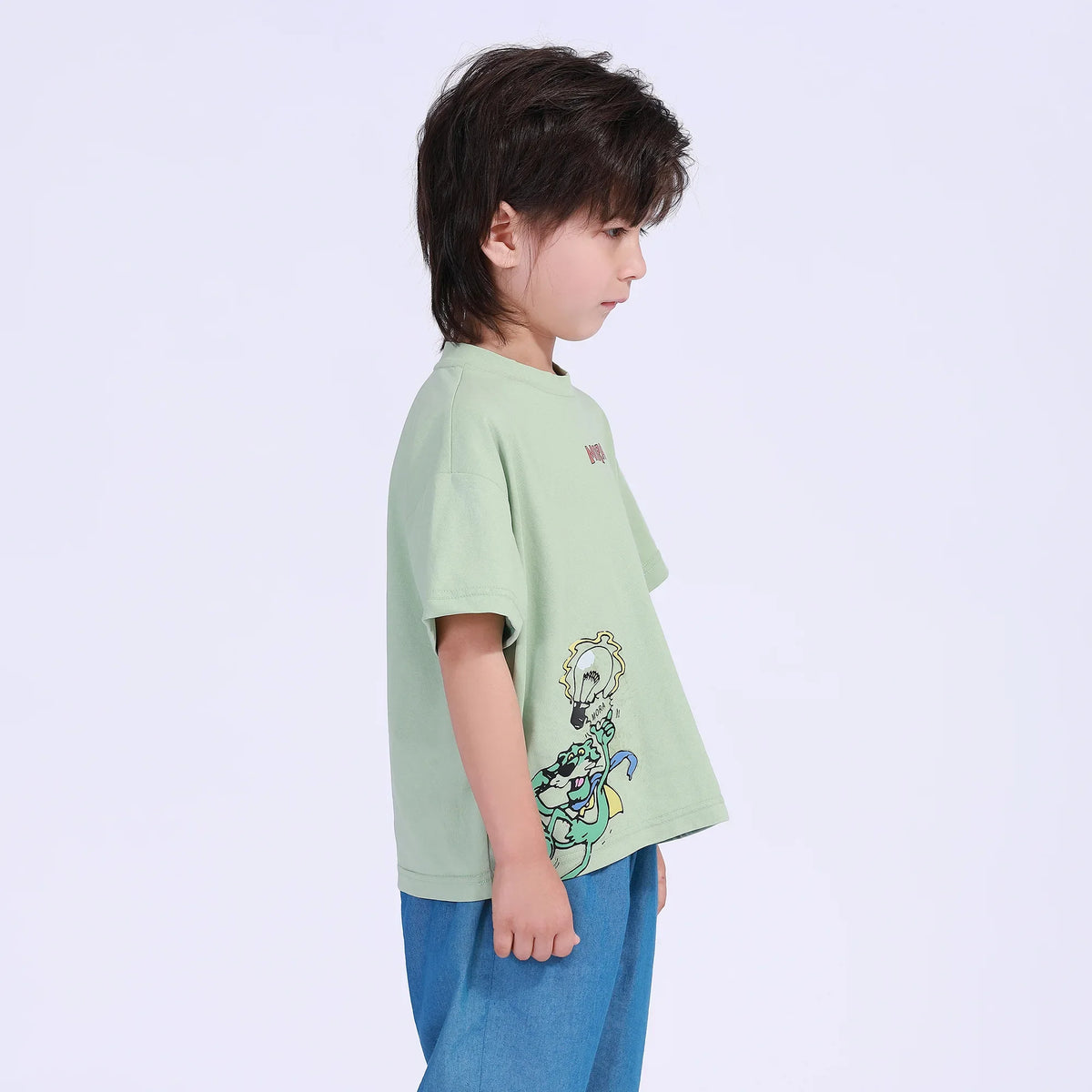 Printed Street Look T.Shirt For Boys Image