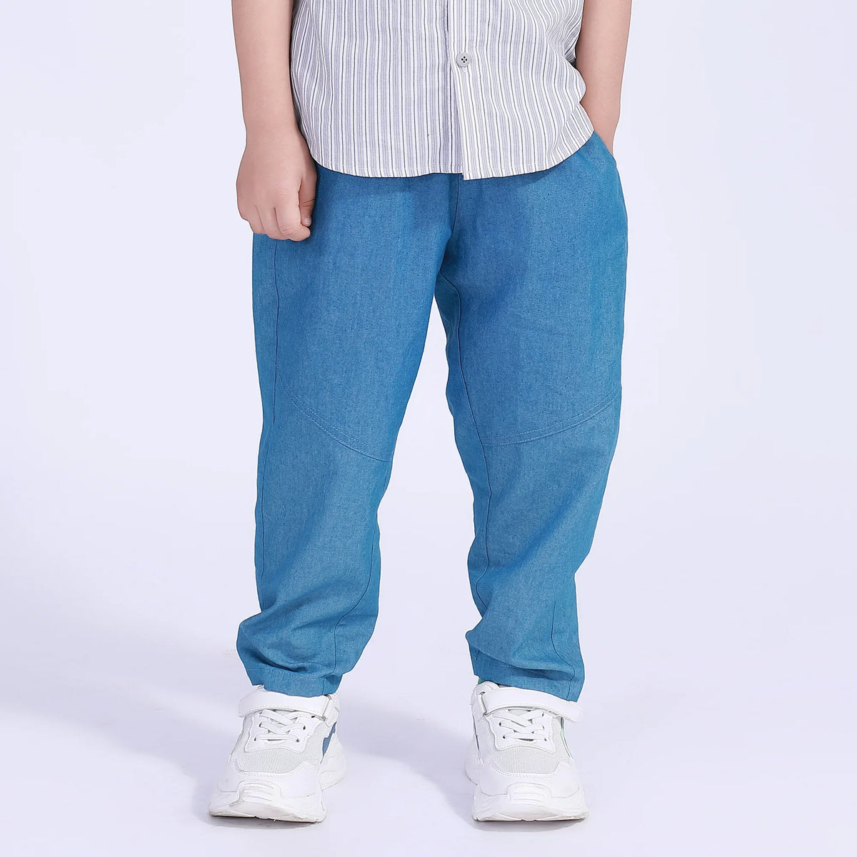 Blue Harem Street Look Pants For Boys Image
