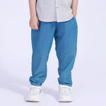 Blue Harem Street Look Pants For Boys Image