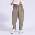 Army Green Ordinary Street Look Pants For Boys Image