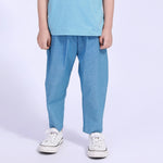 Light Blue Ordinary Street Look Pants For Boys Image