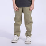 Light Army Green Ordinary Street Look Pants For Boys Image