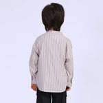 Striped Street Look Blouse For Boys Image