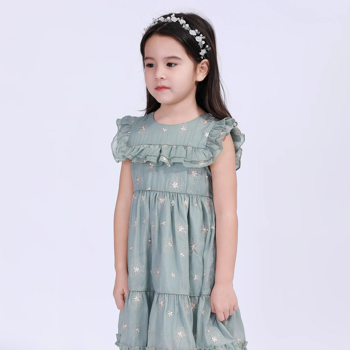 Floral Street Look Dress For Girls Image