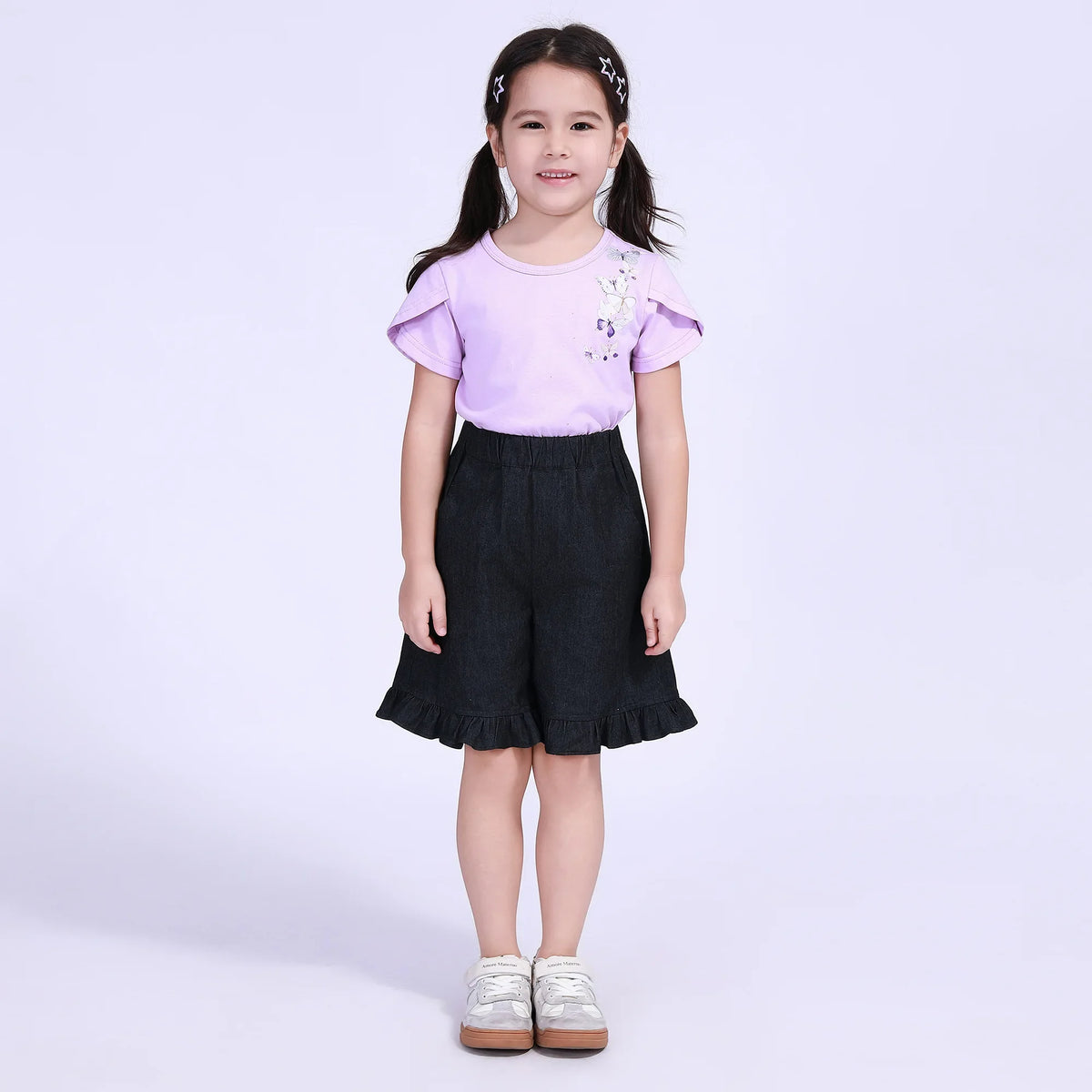 Floral Street Look T.Shirt For Girls Image