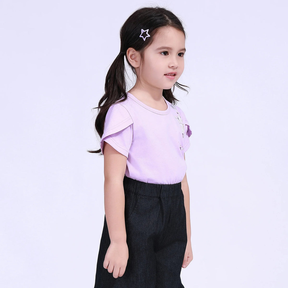 Floral Street Look T.Shirt For Girls Image
