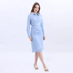 Collar Velvet Fashion Dress For Women Image