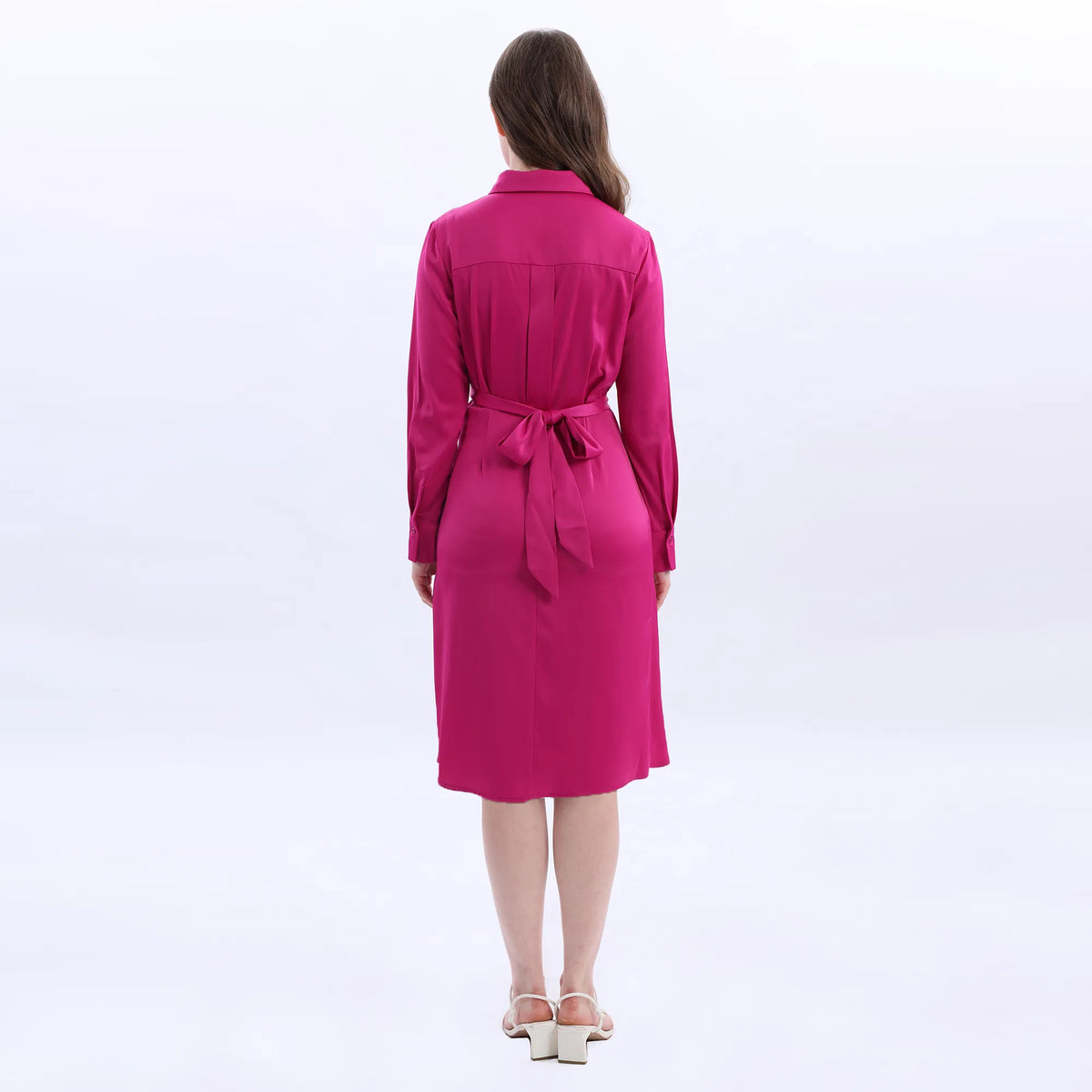 Collar Velvet Fashion Dress For Women Image