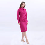 Collar Velvet Fashion Dress For Women Image