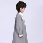 120 | 5-6Y Gray 120 | 5-6Y,94,87,42.5,- Color-Blocked Thoub Thoub For Boys Image