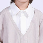 140 | 8-9Y Beige 140 | 8-9Y,104,95,49.5,- Color-Blocked Thoub Thoub For Boys Image