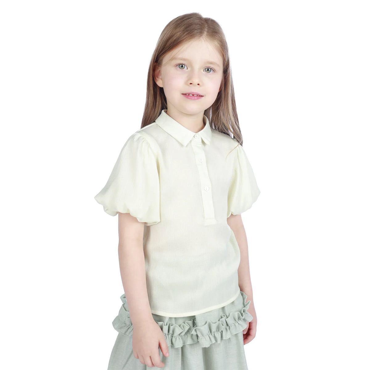 Plain Formal Blouse For Girls Image