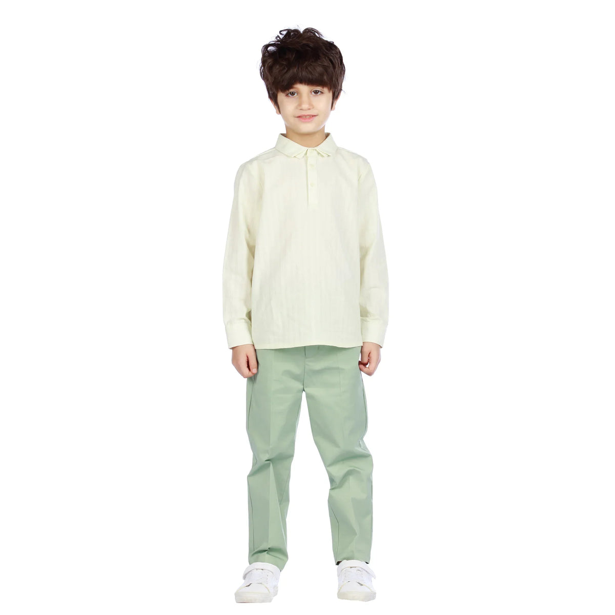 Plain Formal Blouse For Boys Image