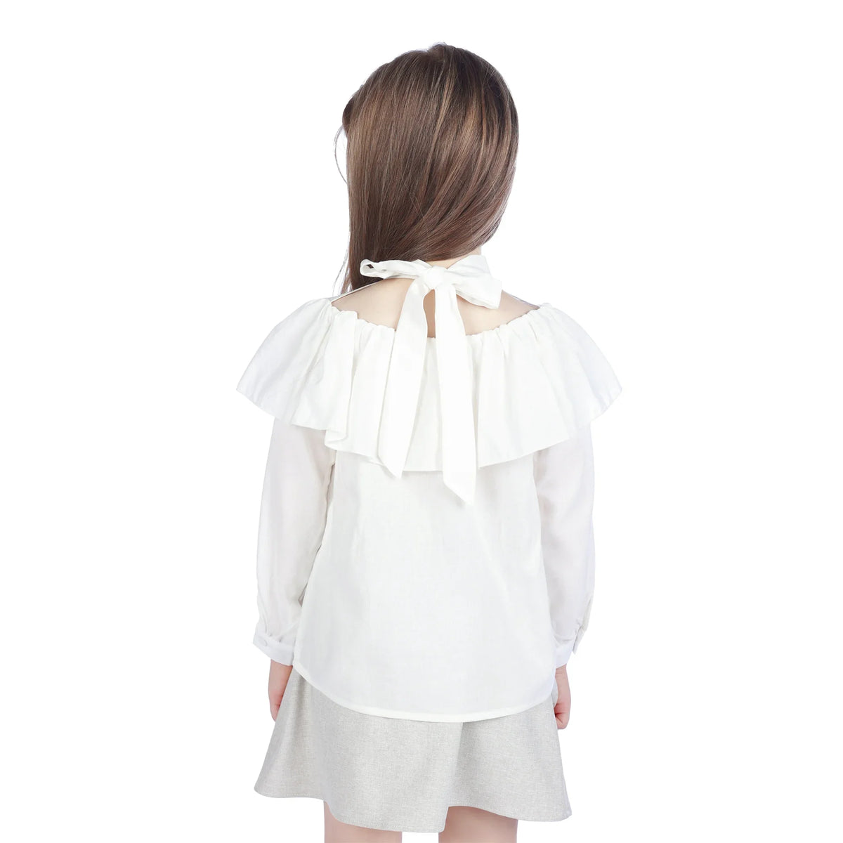 Plain Formal Blouse For Girls Image