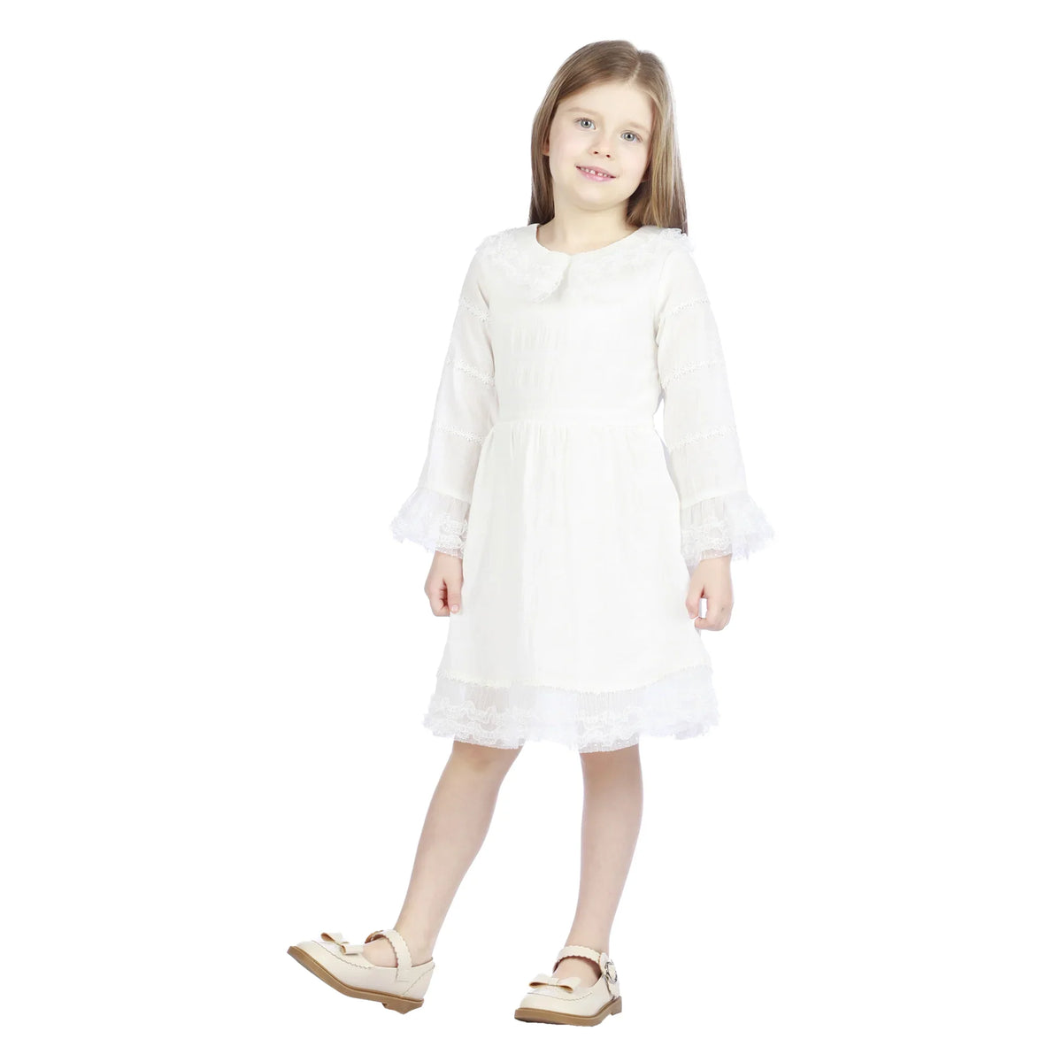 Floral Formal Dress For Girls Image