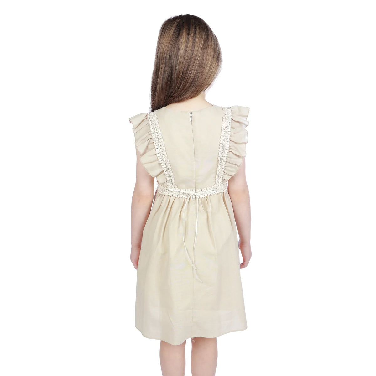 laced Formal Dress For Girls Image