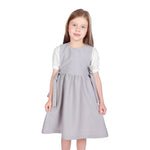 Dark Purple Solid Formal Dress For Girls Image