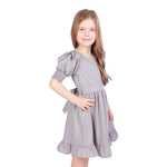 Plain Formal Dress For Girls Image