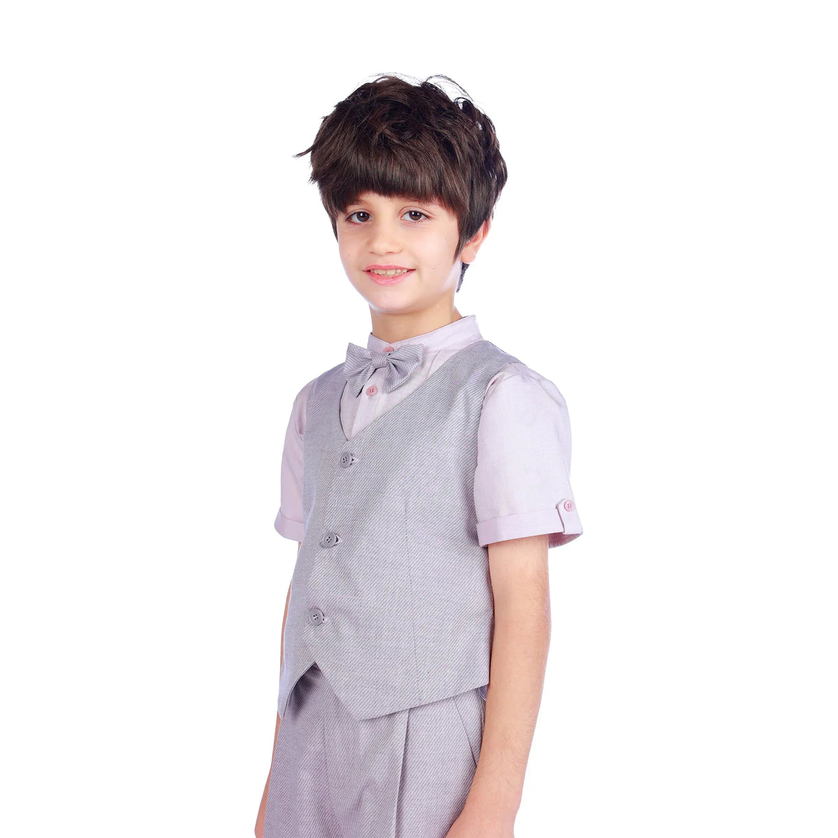 Solid Formal Waistcoat For Boys Image