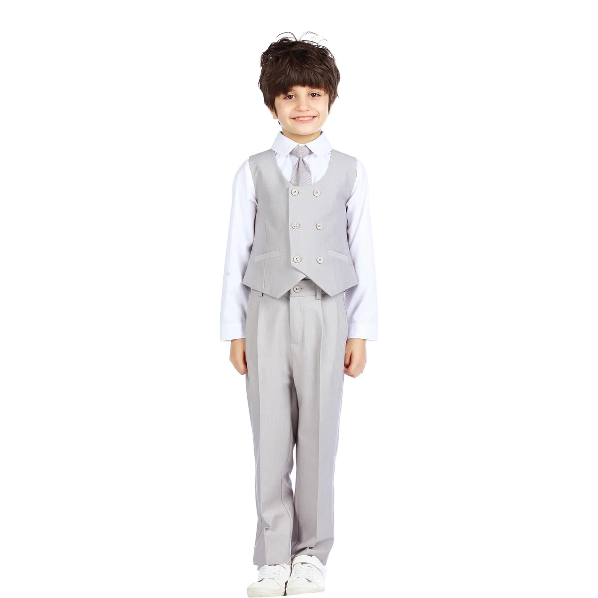 Solid Formal Waistcoat For Boys Image